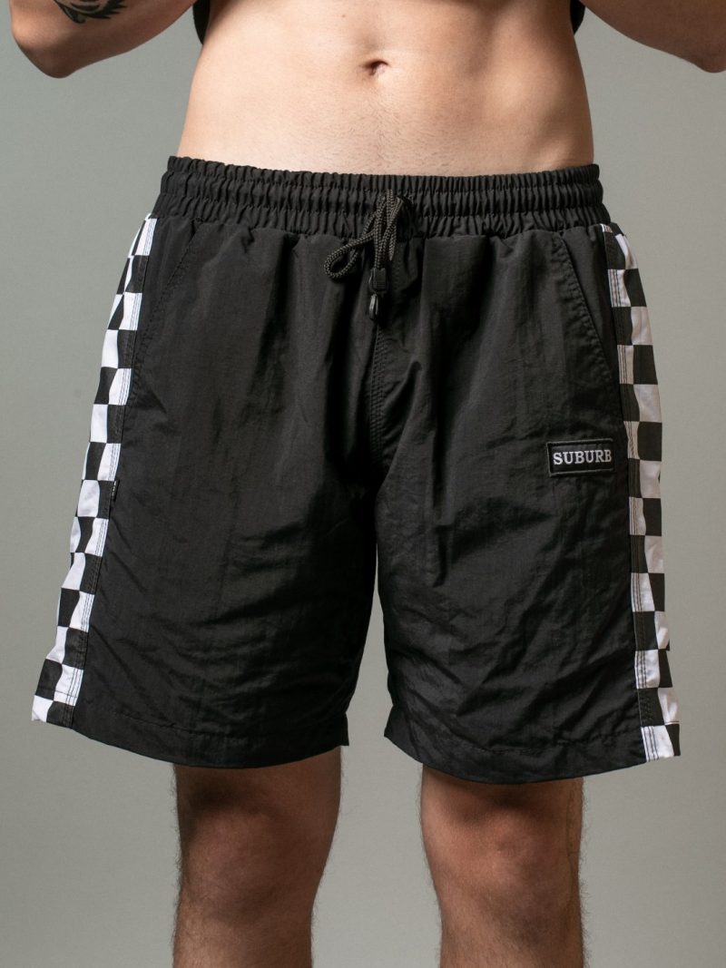 SHORT FLAG PRETO