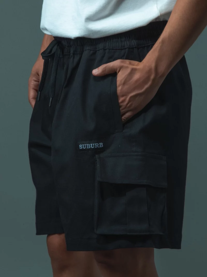 SHORT CARGO NICE PRETO