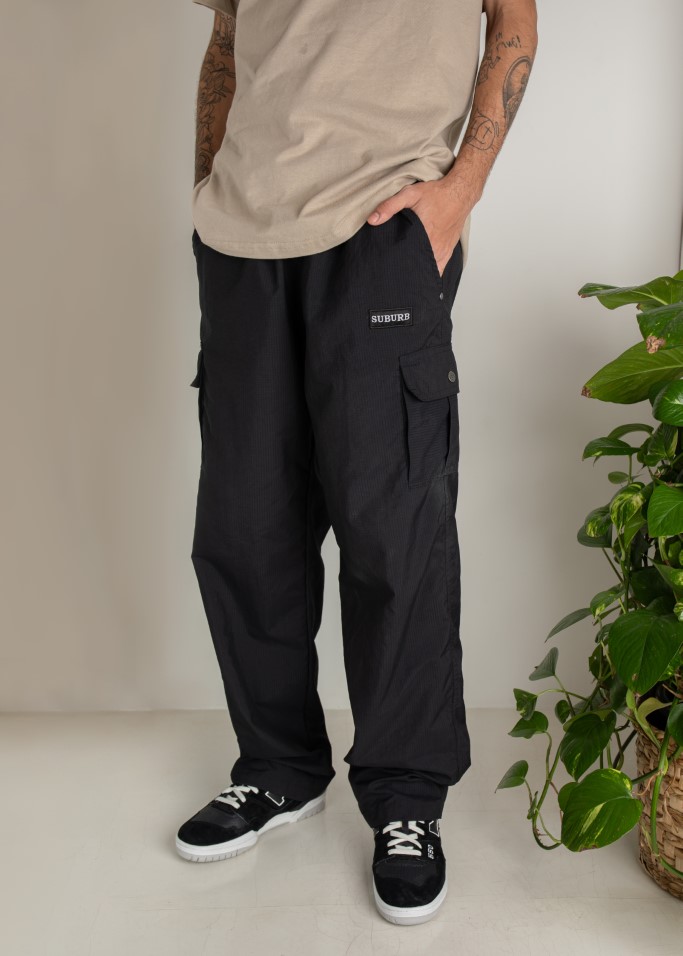 PANT CARGO SEAM PRETO